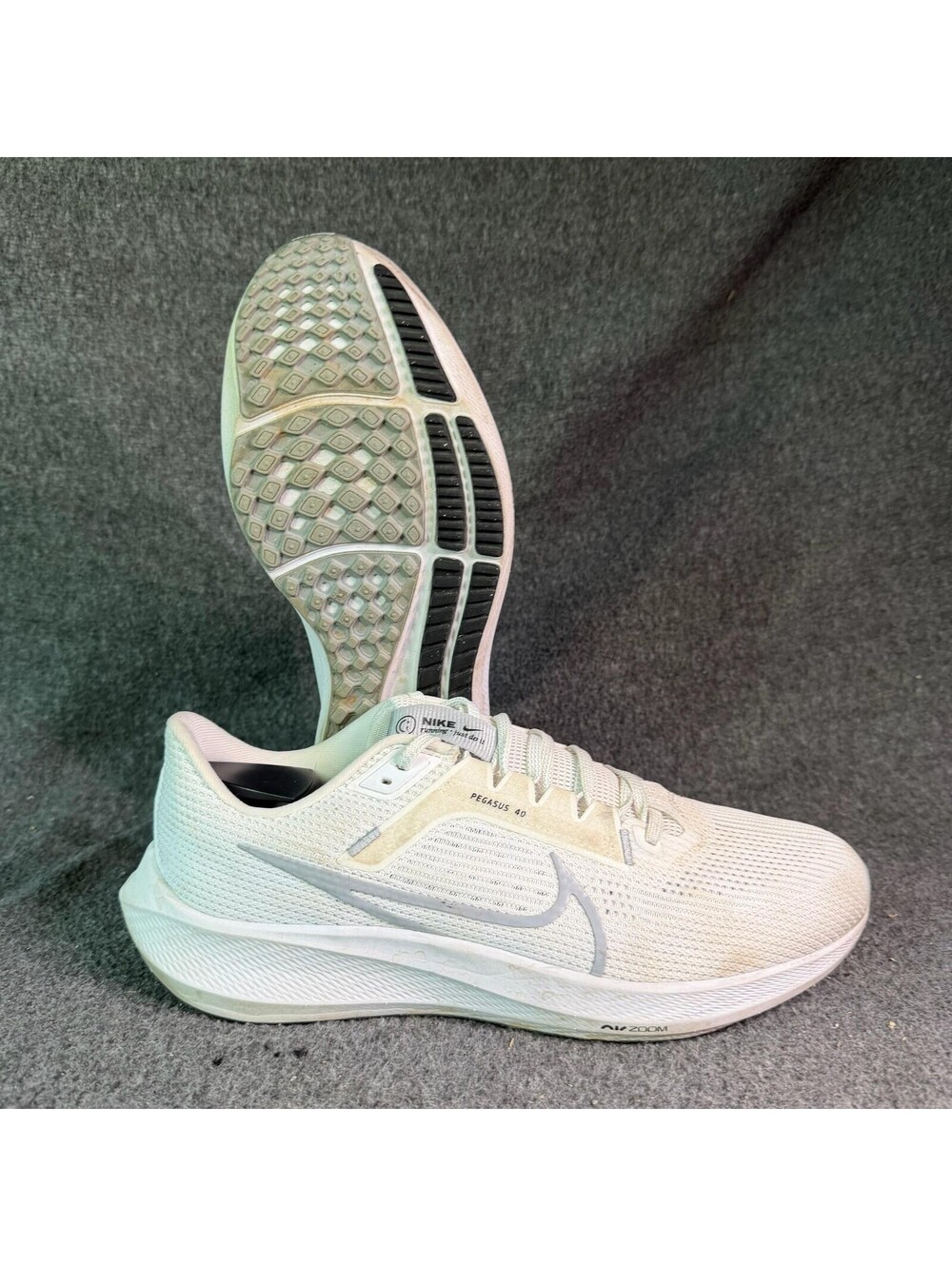 Nike Air Zoom Pegasus 40 Shoes White Mens Size 10.5 Running DV3853-102